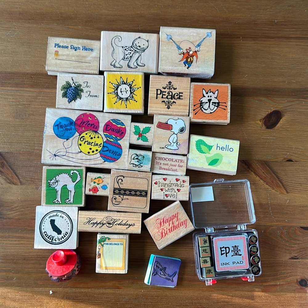Rubber Stamp Lot - 24